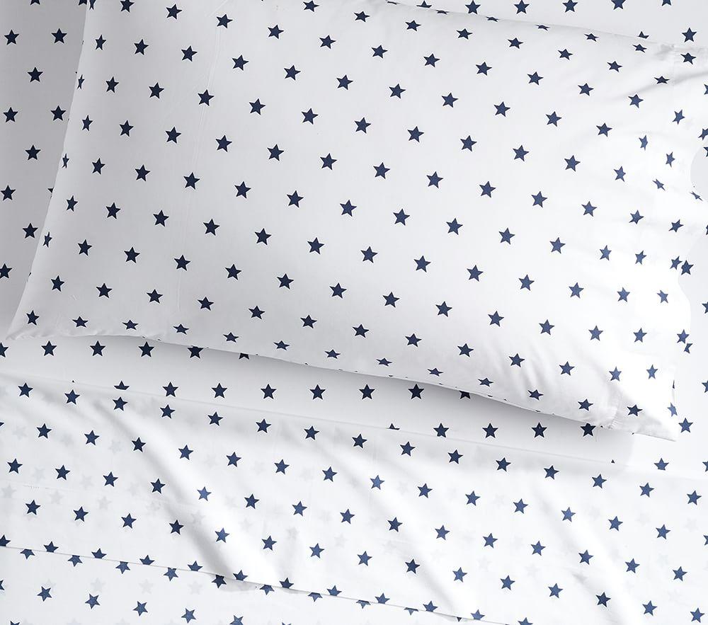 Pottery Barn Kids Organic Star Sheet Set