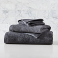 Organic Quick-Dry Textured Towels - Charcoal