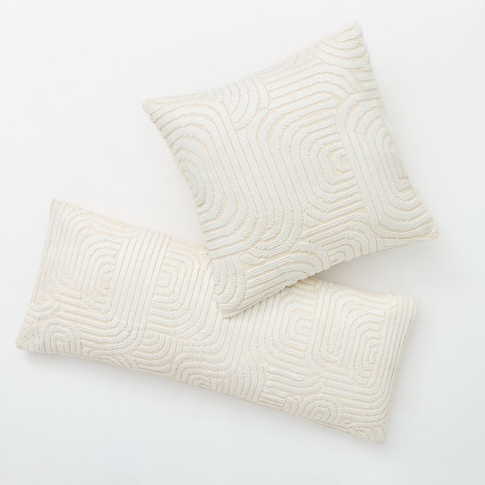 Matelasse Labyrinth Cushion Cover