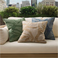 Outdoor Abstract Botanical Cushion
