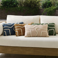 Outdoor Abstract Roping Cushion