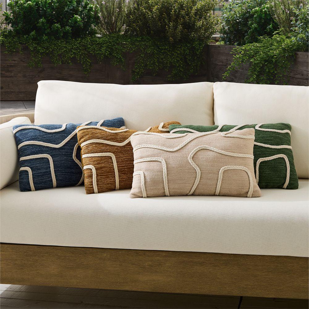 Outdoor Abstract Roping Cushion