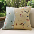 Outdoor Beach Scene Cushion