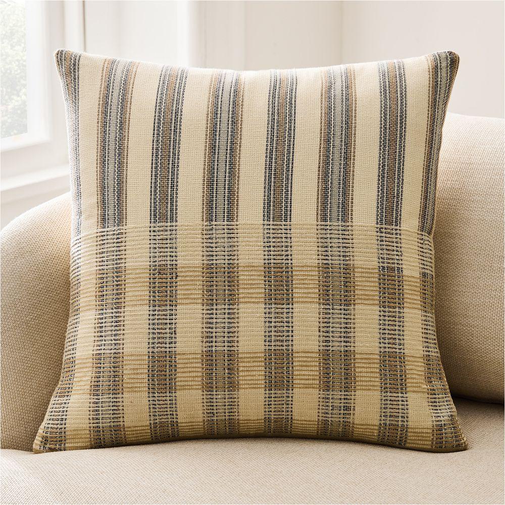 Overlaid Stripe Cushion Cover