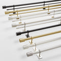 Oversized Adjustable Curtain Pole w/ Cylinder Finials