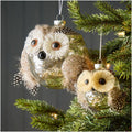 Owl Glass Ball Bauble