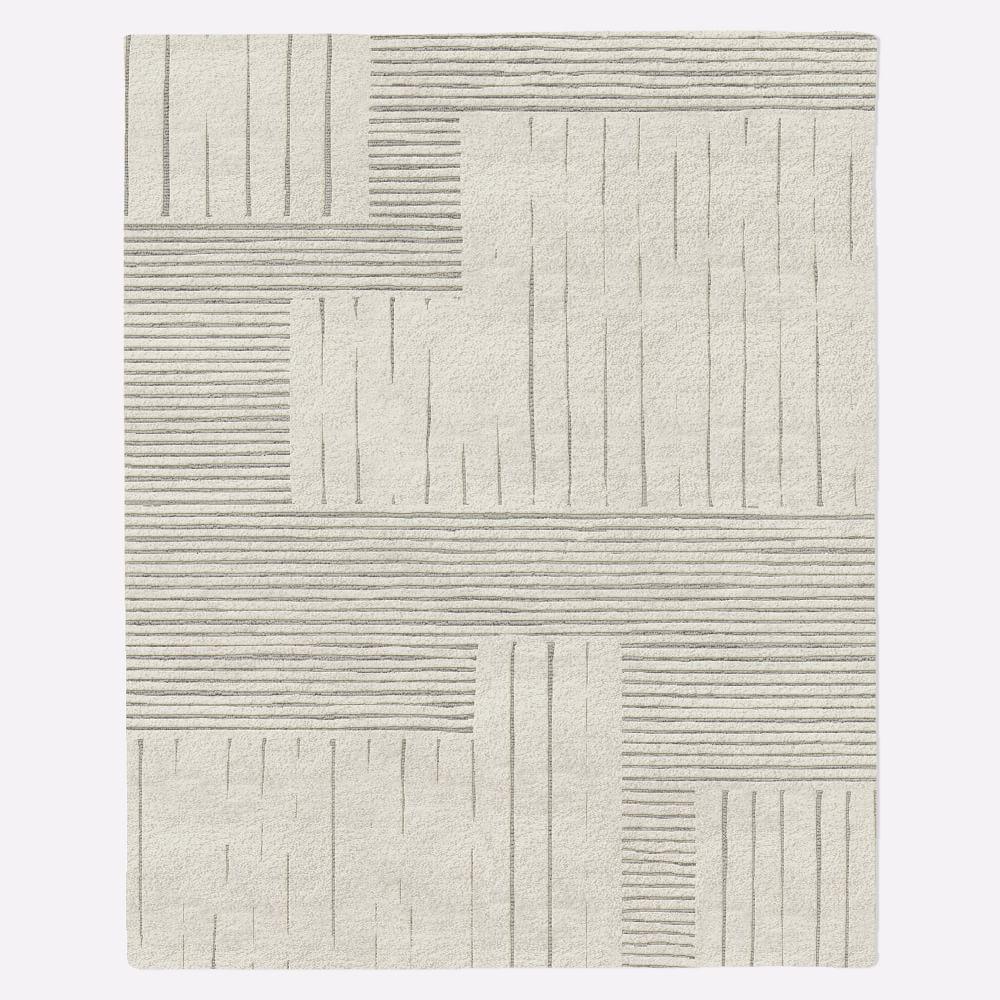 Painted Mixed Stripes Rug