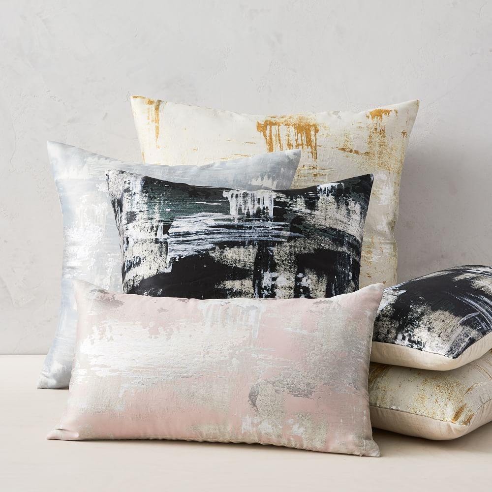 Painterly Brocade Cushion Cover