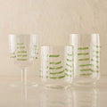 Palm Applique Glassware Collection