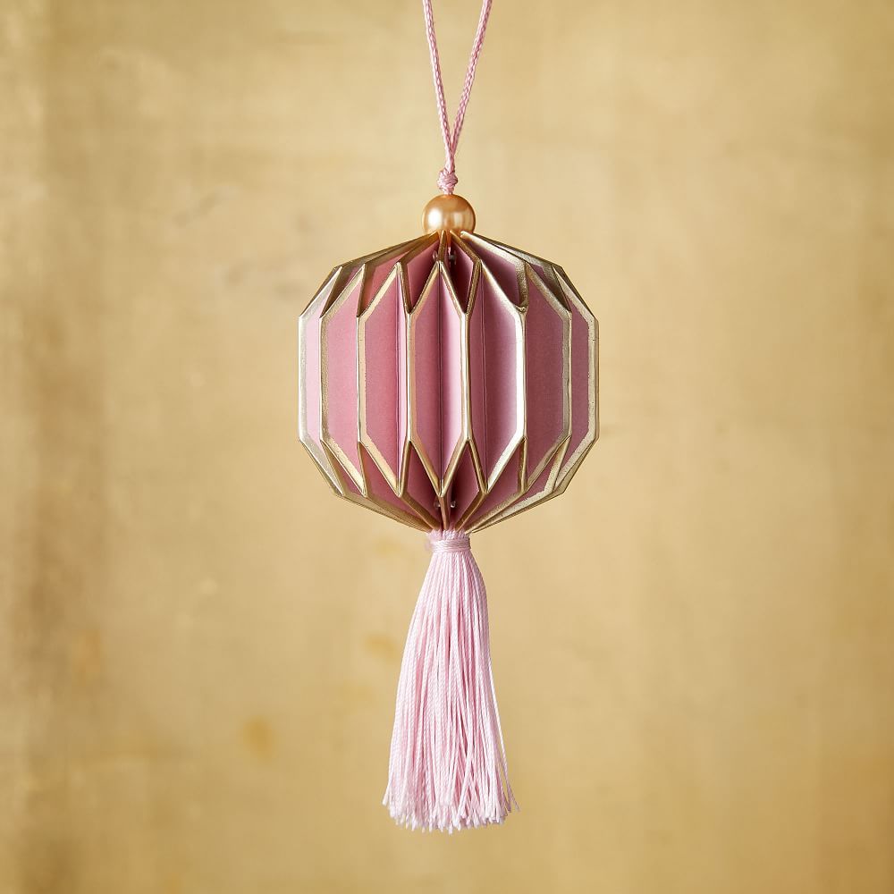 Paper Accordion Tassel Bauble
