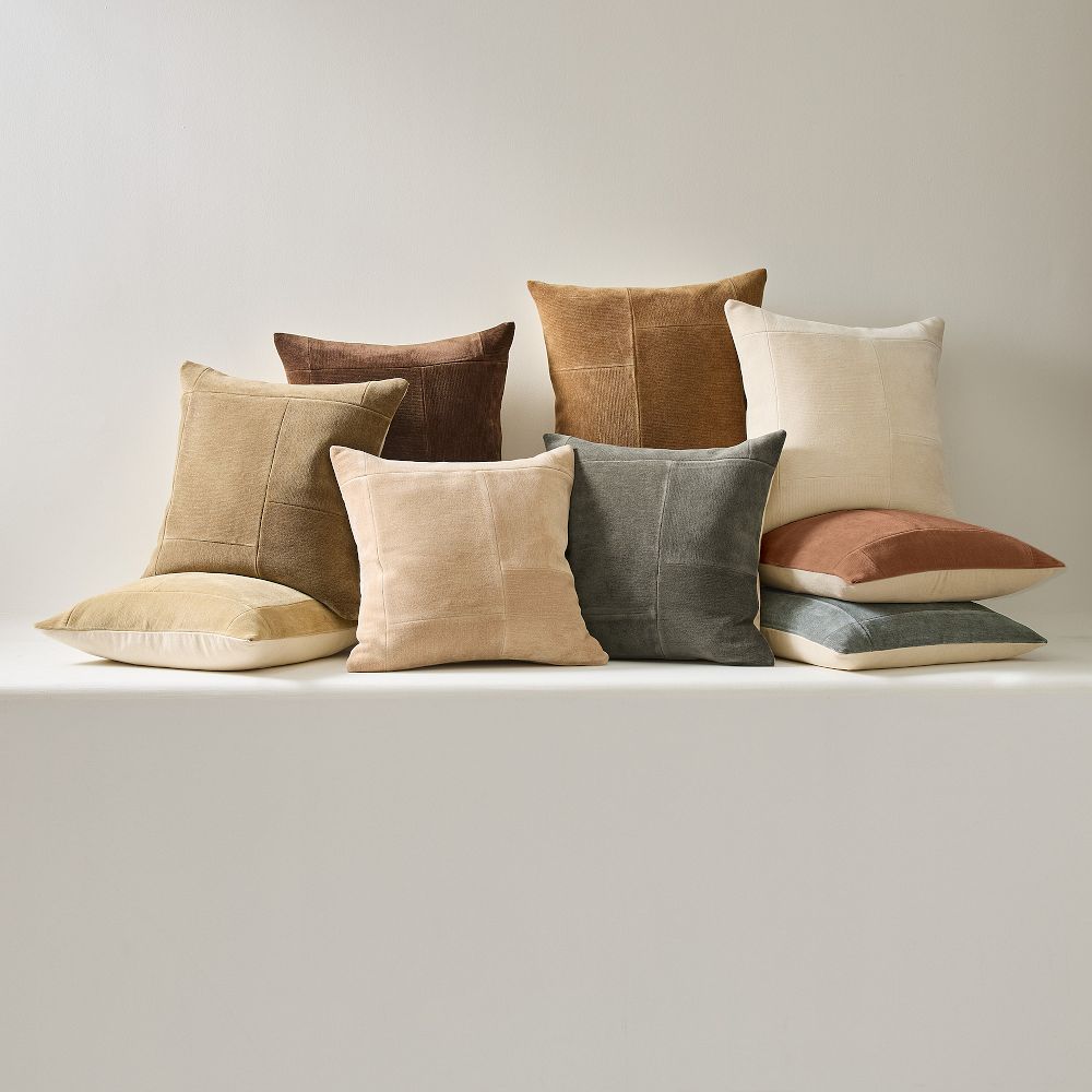 Patchwork Chenille Cushion Cover