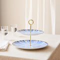 2-Tier Ceramic Stand