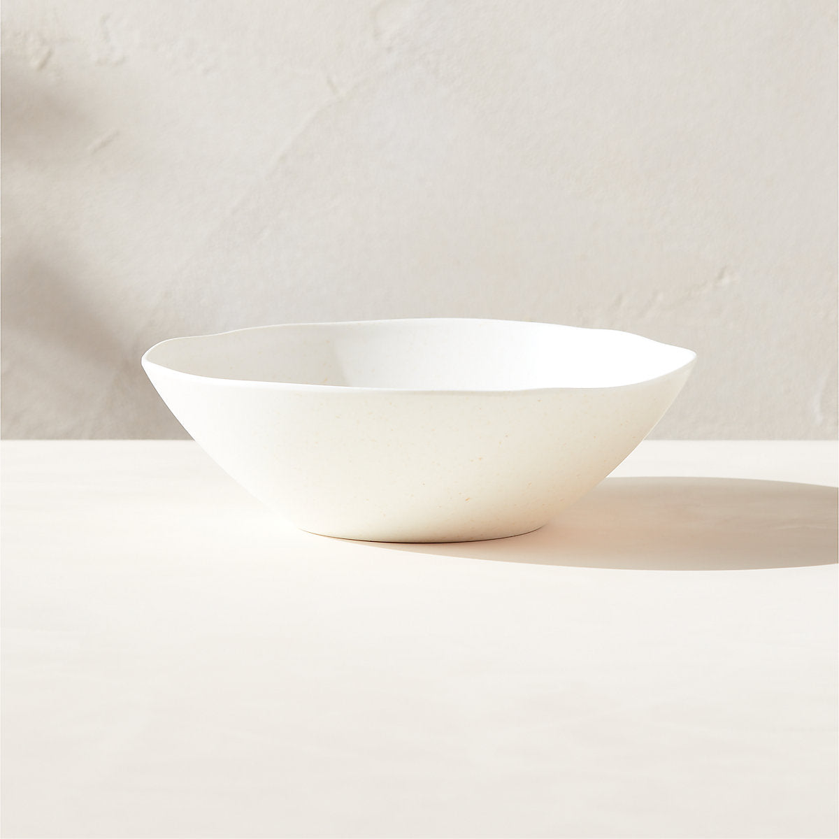 Pebble White Melamine Salad Plate