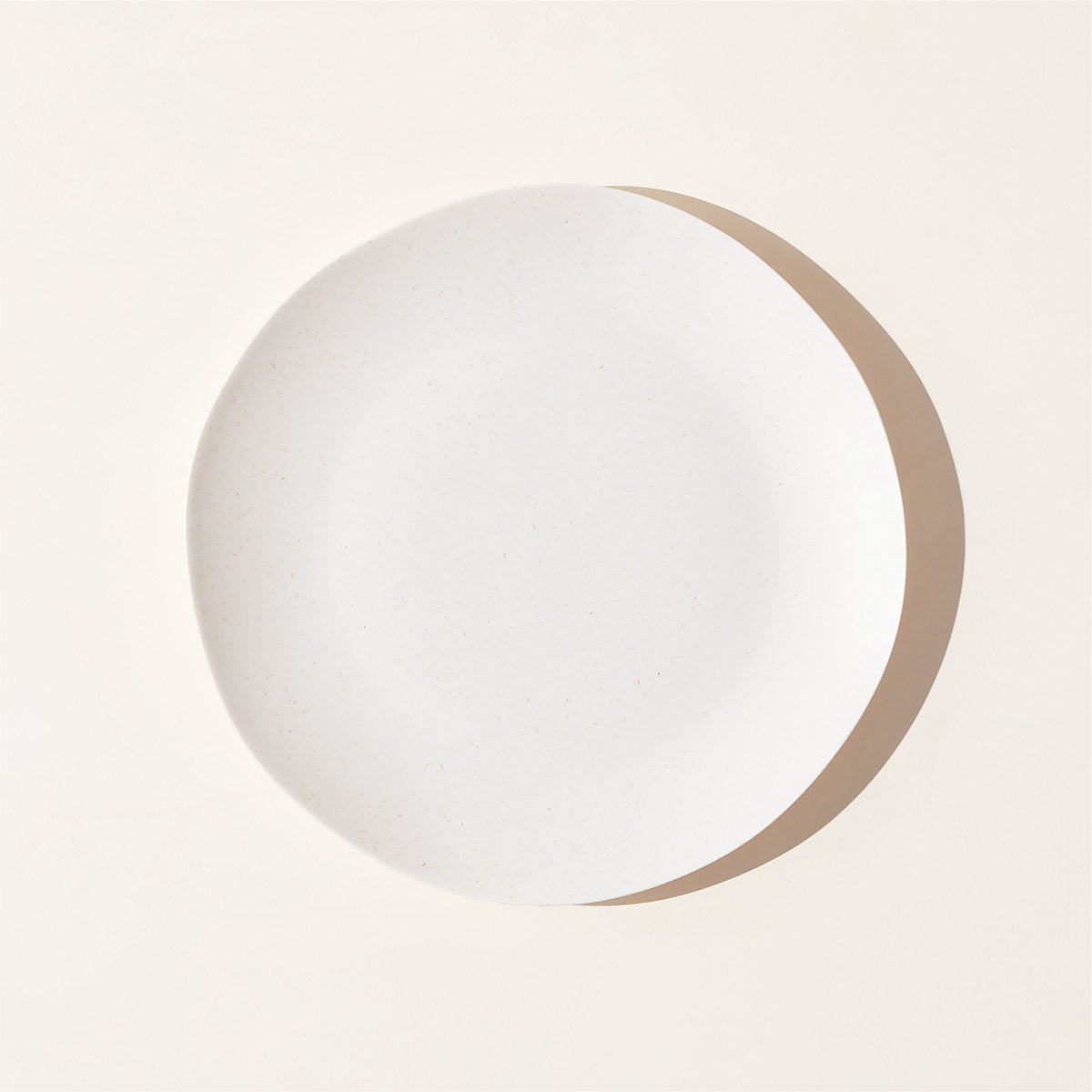Pebble White Melamine Salad Bowl