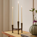 Pierce & Ward Brass Candleholder