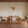 Pierce & Ward Burl Wood Dining Table (229 cm)