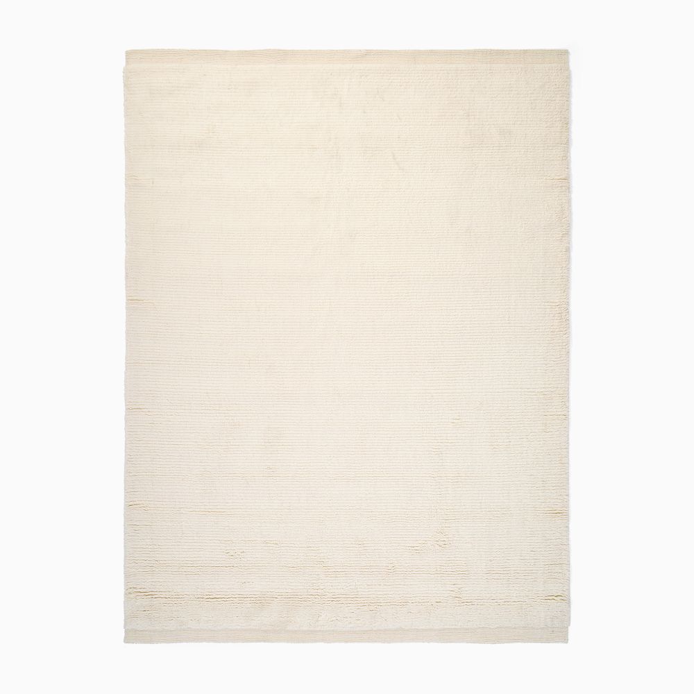 Plush Rib Shag Wool Rug