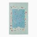 Pool Scene Beach Towel