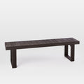 Portside Garden Dining Bench - Weathered Cafe