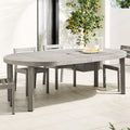Portside Outdoor Round Expandable Dining Table