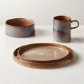 Prado Tan Salad Plate with Reactive Glaze