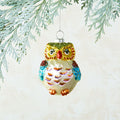 Proud Owl Glass Bauble