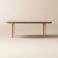 Providence 57in Cerused Oak Dining Bench