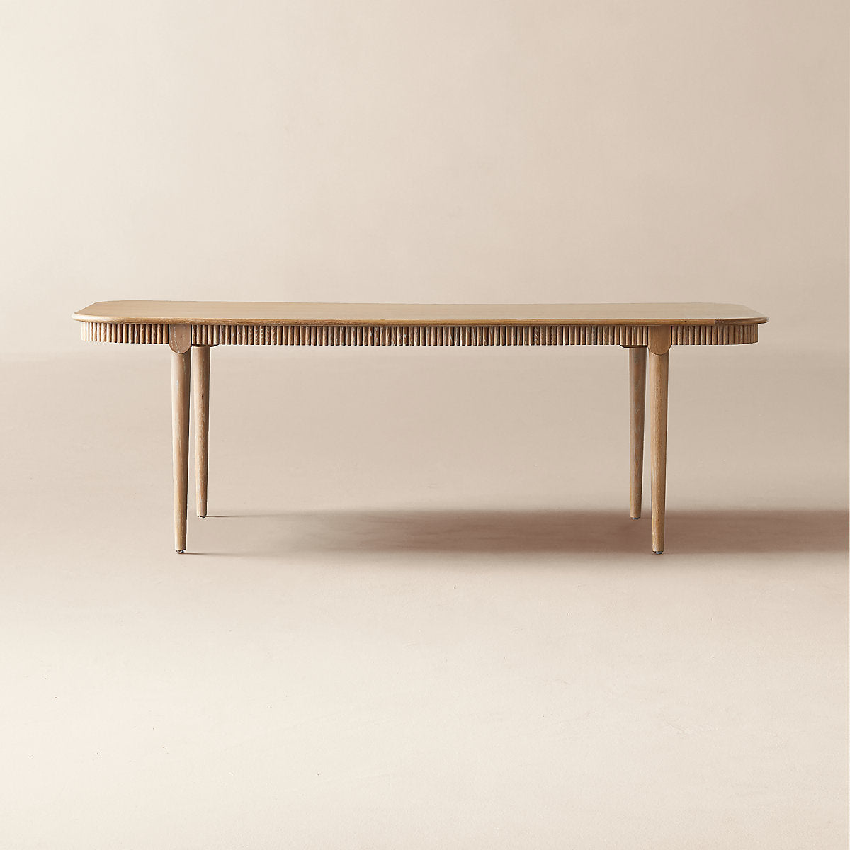 Providence 57in Cerused Oak Dining Bench