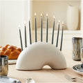 Pure Ceramic Menorah