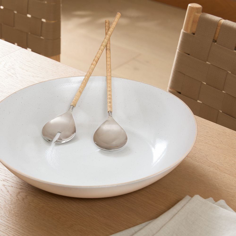 Rattan Salad Servers (Set of 2)