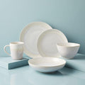 Reactive Glaze Stoneware Dinnerware - White