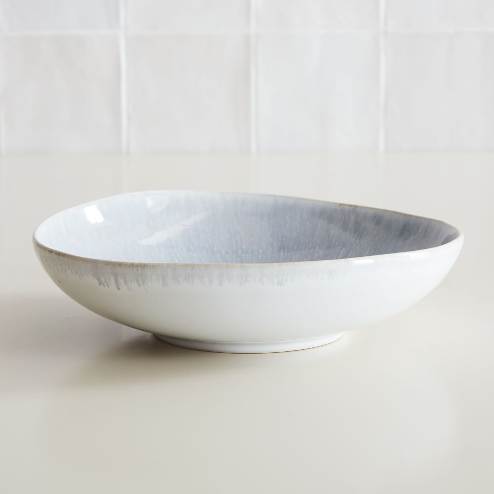 Reactive Glaze Stoneware Pasta Bowl