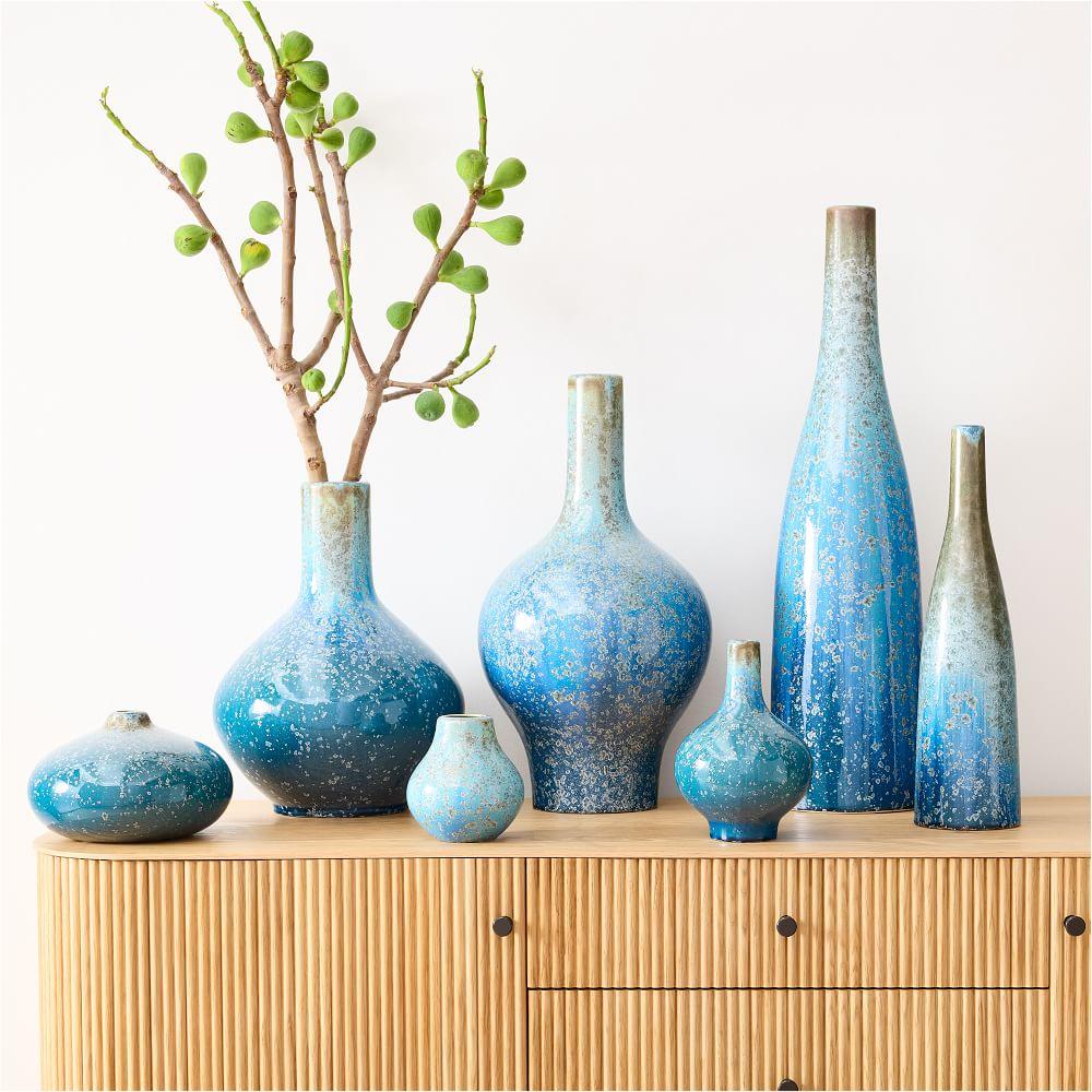 Reactive Glaze Vases - Ocean