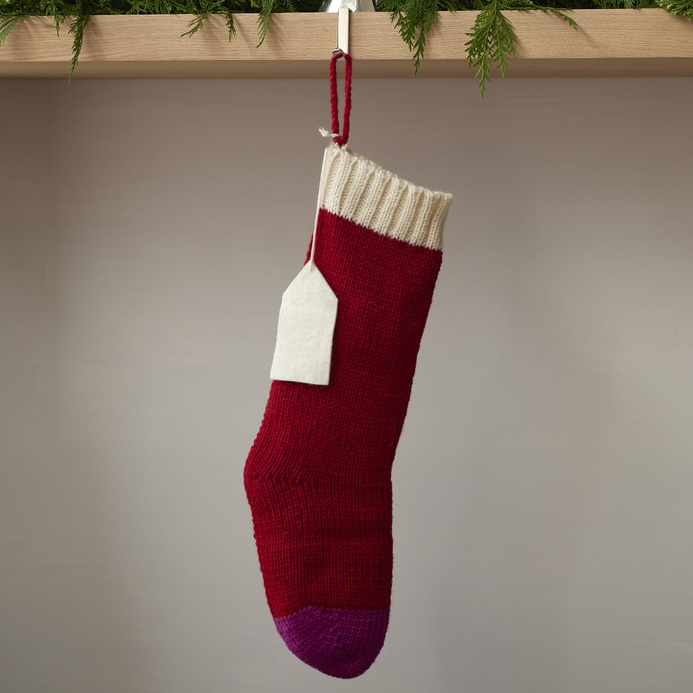 Red Knit Stocking