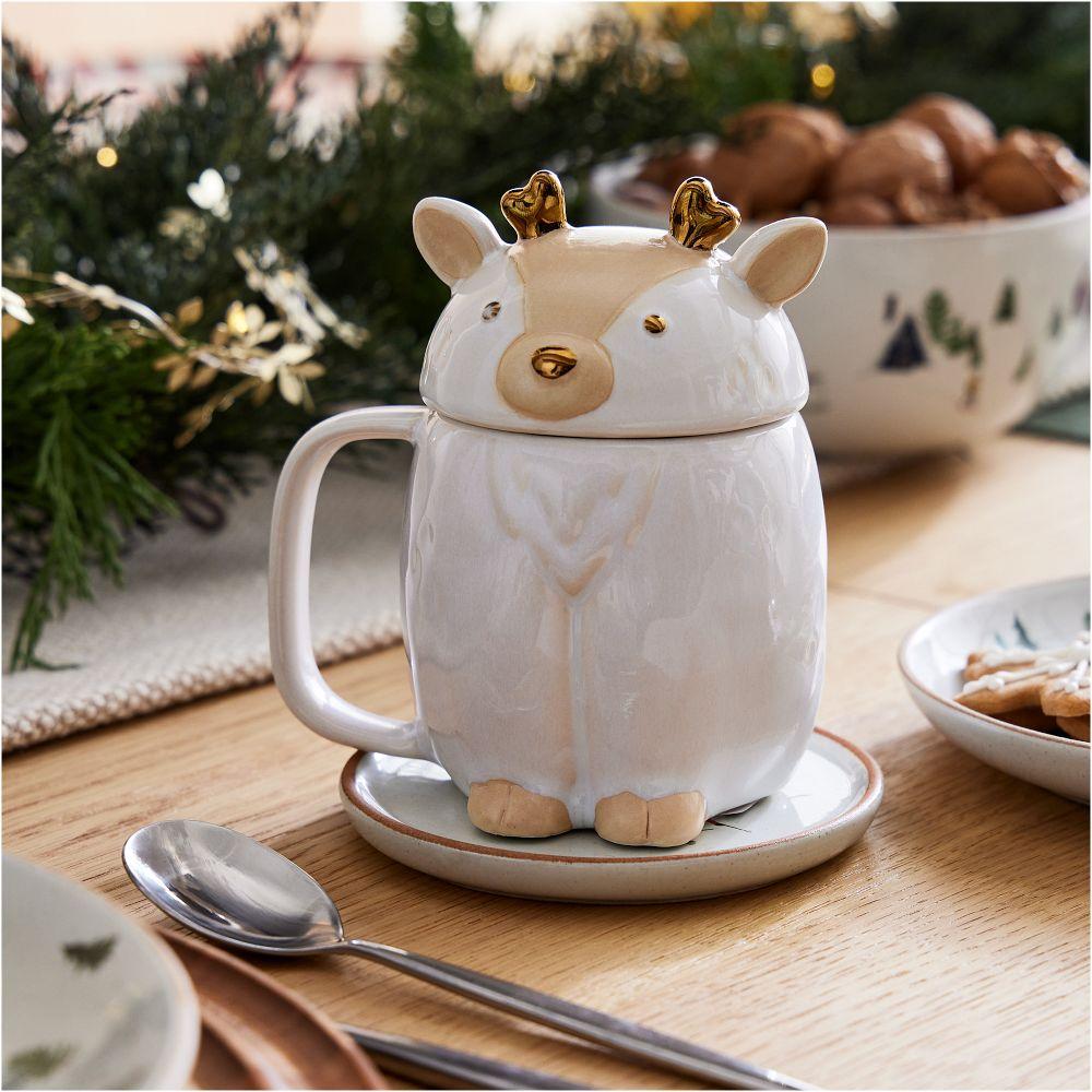 Reindeer Figural Mug
