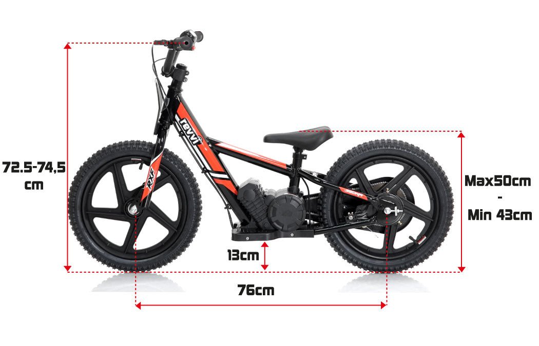 REVVI 16″ ELECTRIC BALANCE BIKE IN STOCK