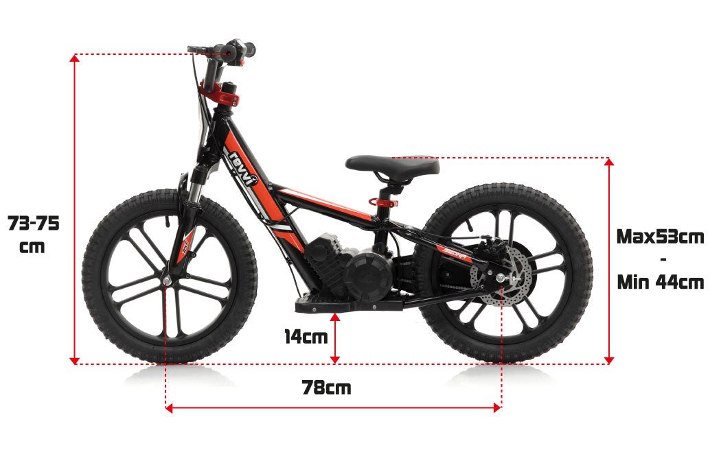 REVVI 16″ PLUS ELECTRIC BALANCE BIKE
