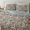 RHODE Mushroom Reversible Bedspread & Pillowcases