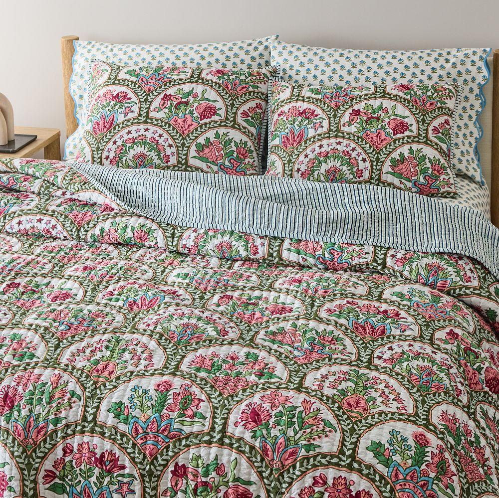 RHODE Mushroom Reversible Bedspread & Pillowcases