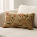 Rice Stitch Floral Cushion Cover