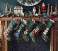 Pottery Barn Kids Rifle Paper Co. Nutcracker Embroidered Velvet Christmas Stocking Collection