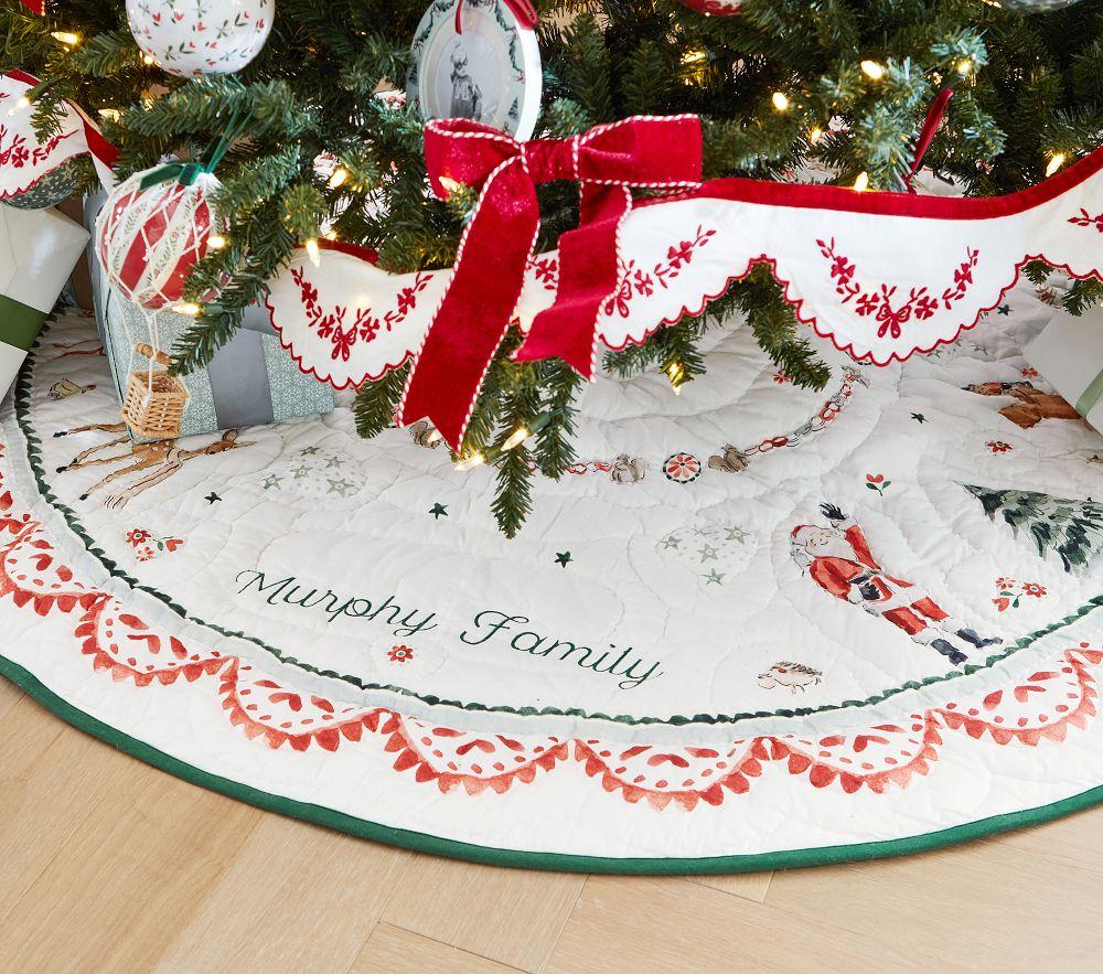 Pottery Barn Kids Riley Sheehey Christmas Tree Skirt