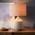 Roar + Rabbit™ Ripple Ceramic Table Lamp, Large (White)