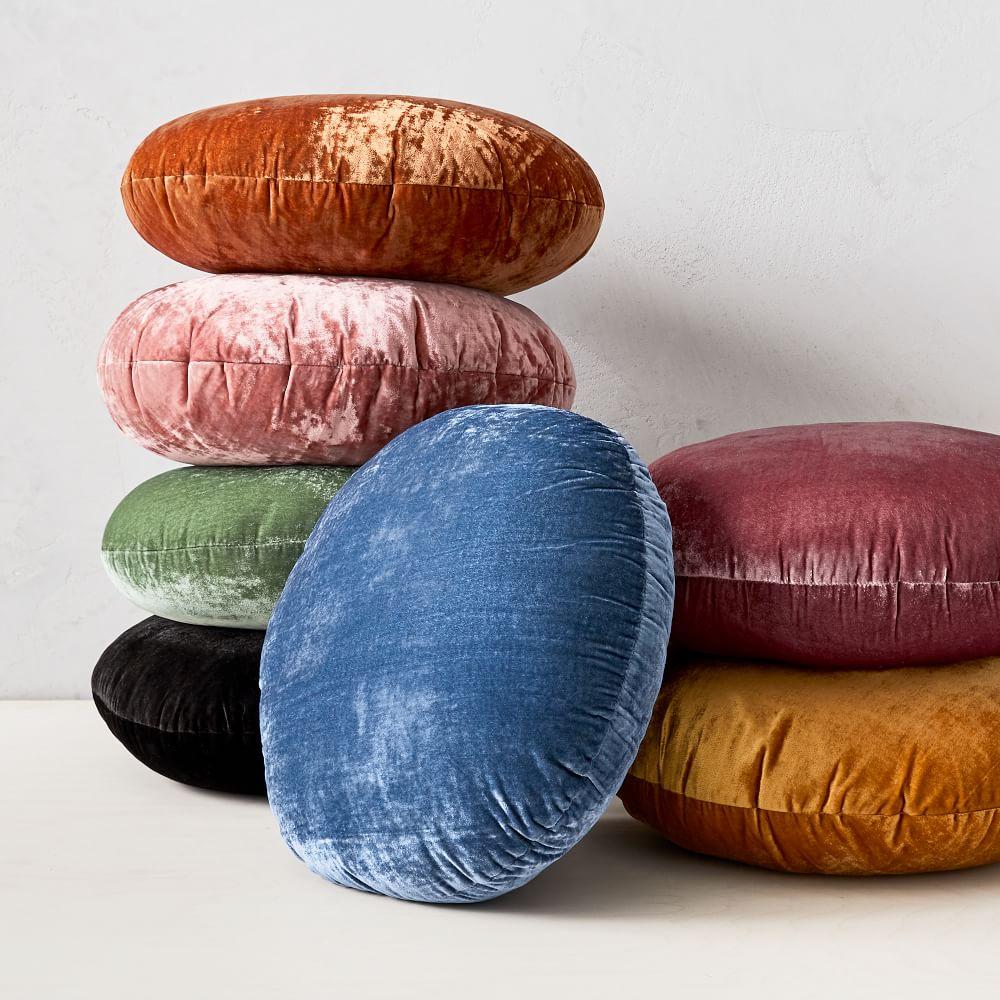 Round Lush Velvet Cushions