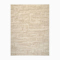Rounded Shapes Shag Wool Rug