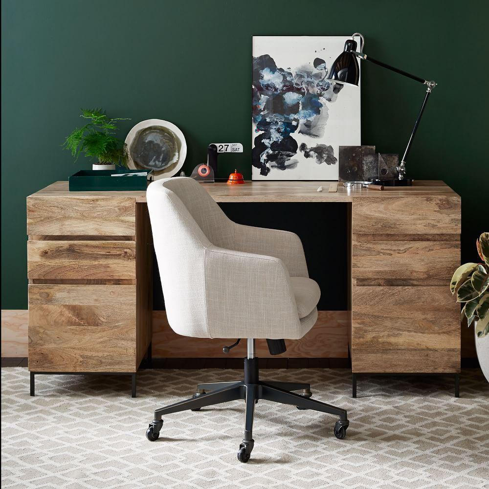 Industrial Modular Desk Set – 2 Box Files
