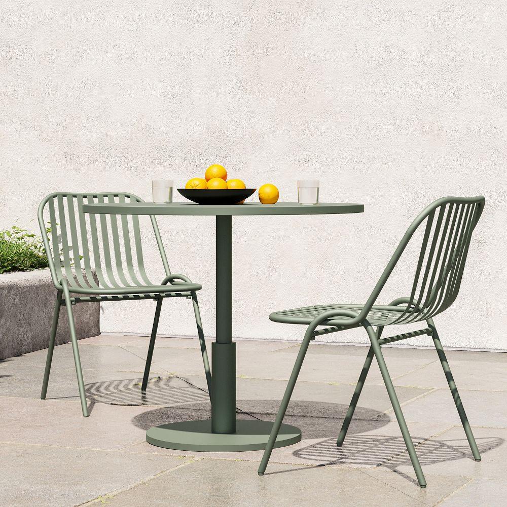 Santa Cruz Garden Stacking Dining Chair (Set of 2)