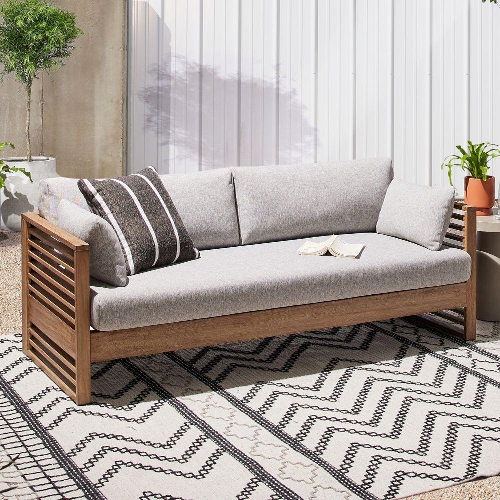 Santa Fe Slatted Garden Sofa