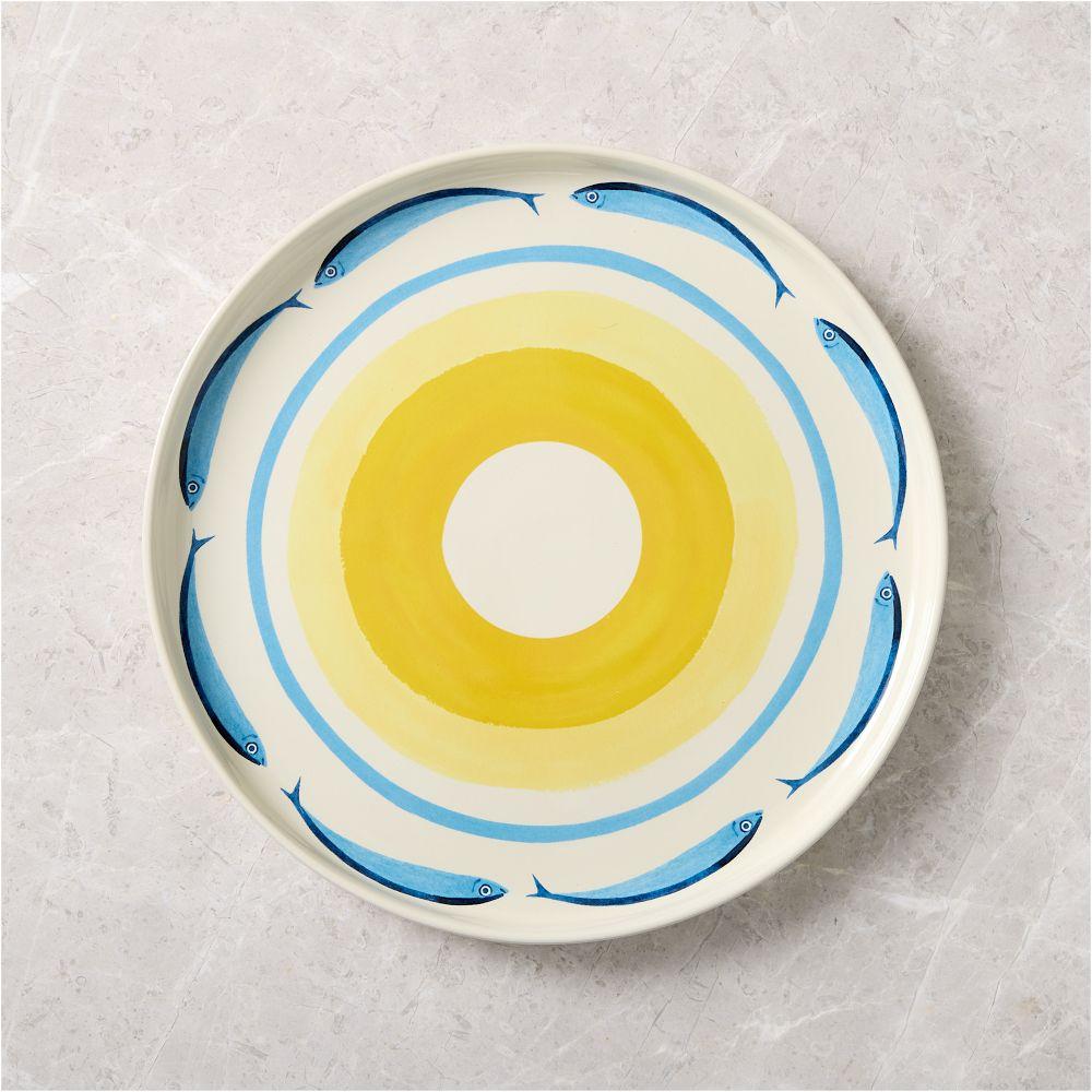 Sardine Stoneware Dinner Plate