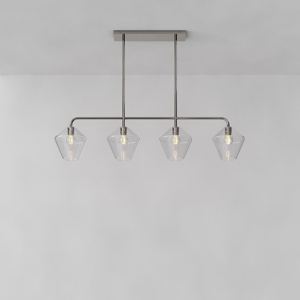 Sculptural 4-Light Geo Pendant